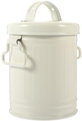 Cabilock Mini Mülleimer Mit Deckel Schreibtisch Organizer Aus Eisen Stifthalter Für Schreibwaren Und Make-up Pinsel Desktop Abfalleimer Für Büro Haushalt Und Tisch
