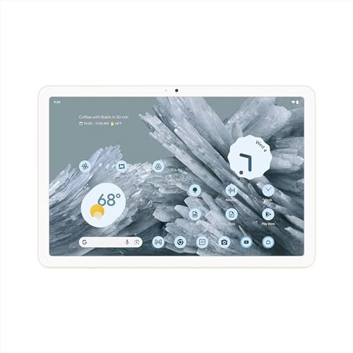 Google Pixel Tablet Android Tablet with 11 Inch Screen and Extra Long Battery Life Porcelain 8GB RAM 128GB