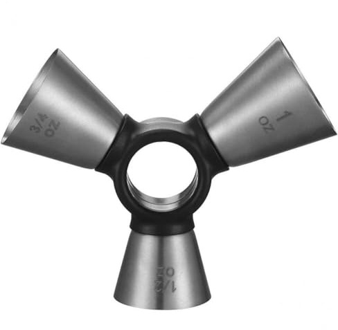 Lipfer Jigger Cocktail Triple Jigger con Misurazione Multipla