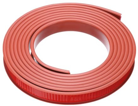 QUARKZMAN Borde en Forma de U 9.8' x 4/5 TPE Autoadhesivo para Chapa Borde de Madera Contrachapada Flexible Protector de Borde de Mueble para Gabinetes Estantes Reparación(Marrón)