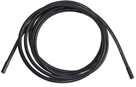 Inzegao, Cintura da donna in corda di pelle, corda di cuoio, cintura in vita, per abito, cintura con nodo, per maglione, cardigan, cappotto lungo, nero, Small