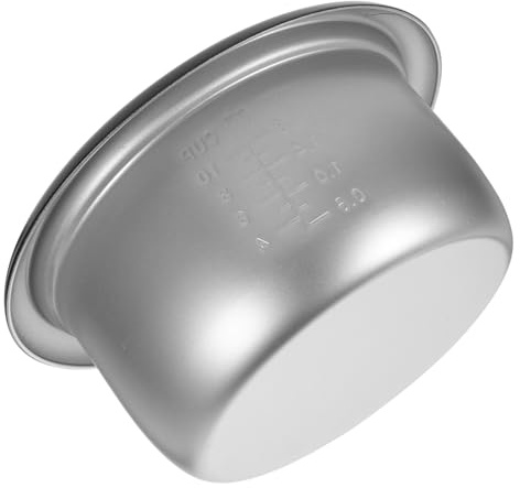 Amosfun Pentola Interna Cuociriso Antiaderente Sostituzione Resistente Usata per Cucine Elettriche Capacità Grande con Scala per Cottura Precisa e Versatile