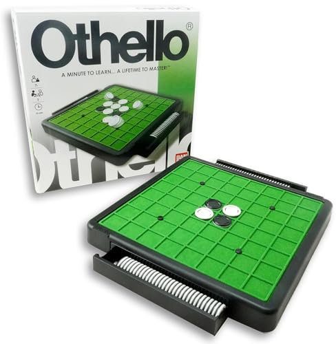 BANDAI Games Othello société-jeu de stratégie et de réflexion-2 joueurs-15/20min-dès 7 ans, MH80052