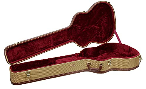 Crossrock Étui en Bois Pour guitares Basses acoustiques, vinyle Tweed (CRW620ABTW)