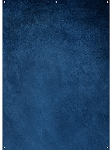 Westcott X-Drop Matte Vinyl Fotografie und Video Hintergrund, blauer Beton, 1,5 m x 1,8 m