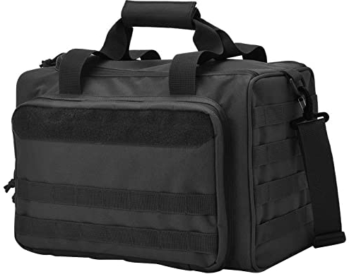 CJHZQYY Taktisch Waffentasche, Multifunktionale Taktische Seesack fürJagd Schießstand Sport, Wasserdicht Militär Schultertasche Reisetasche (Schwarz)