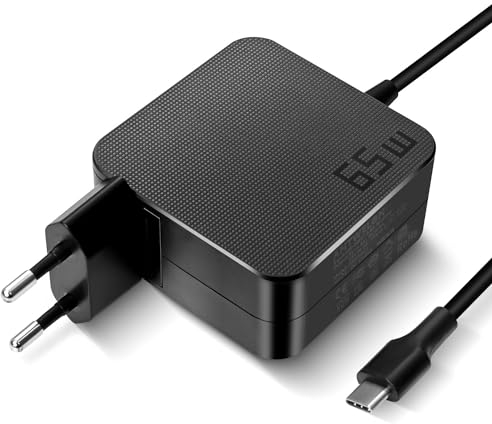 ANTWELON 65W USB C Alimentatore Caricabatterie per Lenovo Thinkpad X1 Yoga HP Spectre Dell Latitude ASUS Chromebook MacBook Pro Huawei Matebook 20V 3,25A Type C Adattatore Notebook