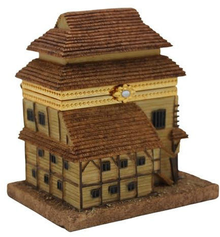 Majestic Giftware Schmuckkästchen für Frauen (RM-UR-99055) | 12,7 x 7,6 x 10,2 cm großer Holz-Schmuckkoffer & Organizer mit Synagogen-Design | idealer Schmuck-Organizer für Geschenke und Andenken