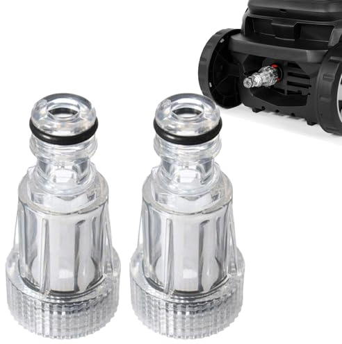 Filtro per l’acqua per Idropulitrice,Filtri Dell'Acqua per Idropulitrice Pompa o Giardino,per Idropulitrici Alta Pressione,Irrigazione da Giardino,2 Pezzi