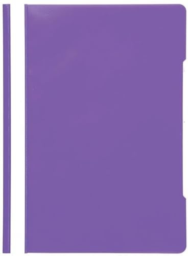 Papiertiger Schnellhefter Marke Brunnen PP für Schule und Büro (Schulqualität, Violett, 10er Pack)