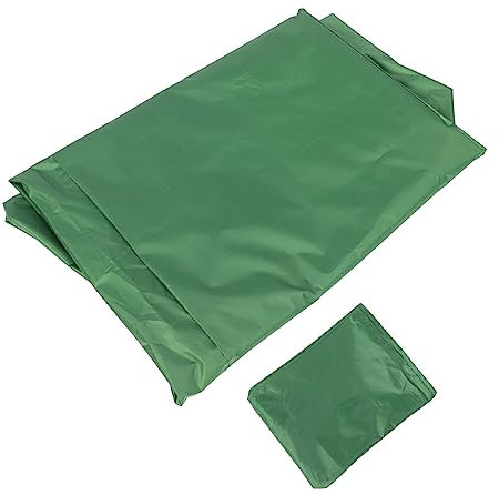 KONTONTY Lawn Tractor Cover Lawn Mower Cover Waterproof Protective Dustproof Storage Bag Green 193x112x64cm Outdoor Weather Resistant