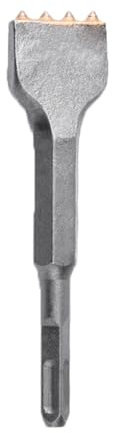 SDS Plus Tuckpointing Mèche de ratissage, 40 x 210 mm, queue hexagonale pour enlever la brique, 4 pointes burin à gratter pour béton, carrelage et maçonnerie