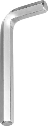 sourcing map Hex Key Wrench 1/2 45# Carbon Steel L-Shape Hexagon SAE Wrenches Repairing Tool for Home DIY Bike Motorcycle Repair, Silver Tone