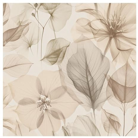 Superfresco Easy Arlington Parchment Wallpaper | Paste the Wall | Cream Leaves | Eco-Friendly