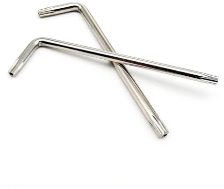 Cacciavite a Sei lobi in Acciaio, con Testa Torx, antimanomissione, 2 Pezzi(T8)