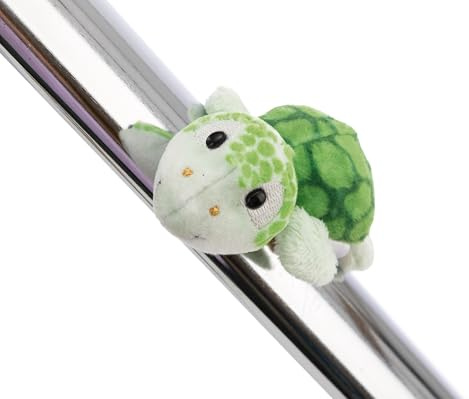 NICI Mini MagNICI 63074 Turtle Soft Toy with Magnet, Plush Toy, Sticks to Metal Surfaces, Magnetic Boards and Bag Handles, Travel Companion, Great Gift Idea, 7 cm, Green