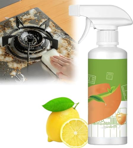 Fly Cleanse Natural Formula Appliances, Electrolyzed Ion Kitchen Cleaner Spray, Kitchen Appliance Cleaner, Fly cleaner, Heavy Oil Stain cleaner For Oven, Stove, Hold, Range Hood, Remove Dirt (1PC, 1)