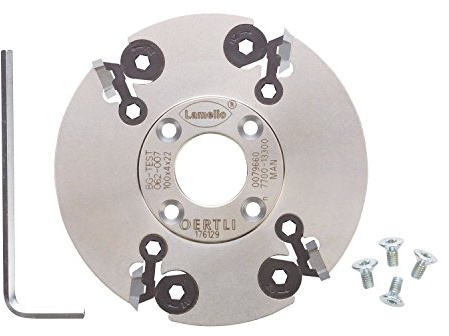 Lamello Reversible Cortes Fresa hw 100 x 4 x 22 mm, dientes 4, 1 pieza, 132001