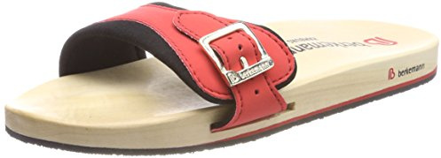 Berkemann Unisex toalettpantoletter, flerfärgad - Flerfärgad röd svart - 37 EU