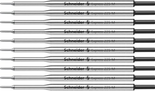 Schneider Express 225 M Kugelschreiber-Großraummine (ISO 12757-2 G1, dokumentenecht) 10er Packung schwarz