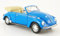 VW Käfer Cabriolet, hell-blau, offen , 1959, Modellauto, Fertigmodell, Welly 1:24