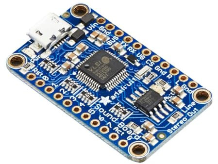 Adafruit Audio FX Mini ljudkort – WAV/OGG Trigger – 2 MB blixt