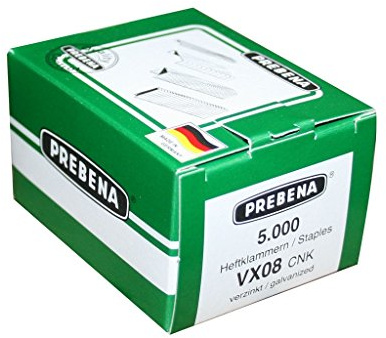 Prebena HEFTKLAMMERN VERZINKT VX08CNK