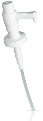 Blanc HYGIENIC Dosierpumpe für 5- und 10-Liter-Kanister, 7 ml je Hub | Dosierpumpe mit 7 ml Fördermenge, 60-mm-Gewinde und Steigrohr für 5- und 10-Liter-Kanister