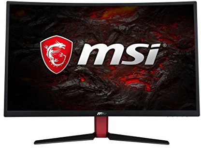 MSI Optix G27C2 27 Inch Full HD LCD Matt Black Curved Monitor, 1920 x 1080 pixels, Black