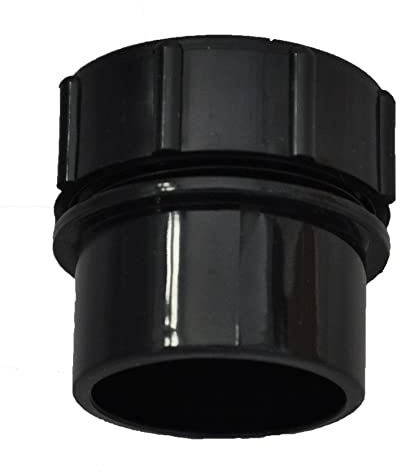 Solvent Black 50mm (56mm) Waste Access Plug - Black