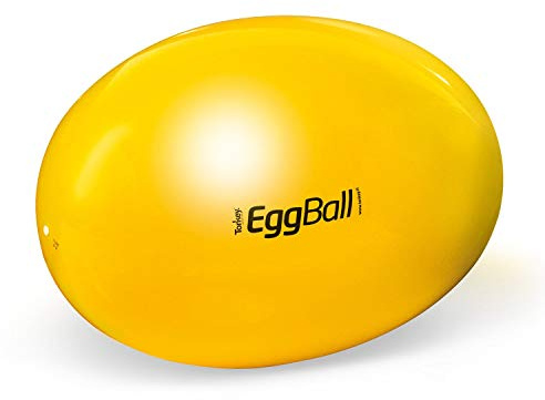 Original PEZZI Eggball Standard 45 cm gelb Sitzball Gymnastikball Pezziball