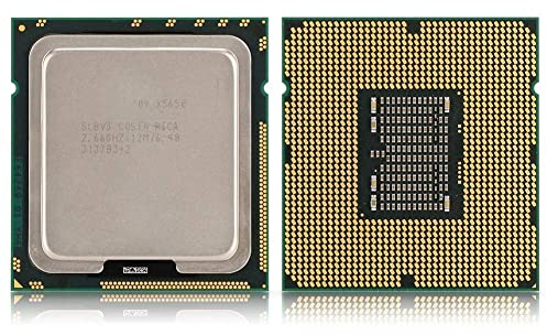 Diyeeni Processeur Xeon X5650 (Socket: LGA 1366, 6 cœurs, Type de mémoire: DDR3 800/1066/1333, Cache 12Mo) CPU pour Carte mère X58, X79 Series, processus de Fabrication 12 nm