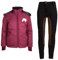 MS-Trachten Reitset Kinder Reitjacke Mia Maroon mit Reitleggings Schwarz (158/164)