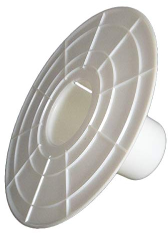 ZURFLUH-FELLER FLASQUE COULISSANTE TUBE Ø220 Blanc Rond Polystyrène (PS)