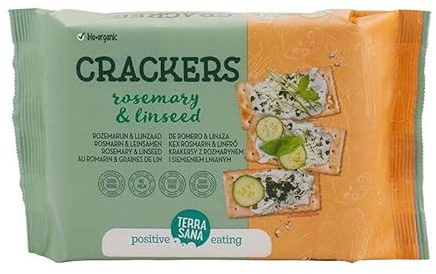Rosemary and flaxseed crackers 250 g