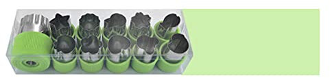 NC 12-Piece Kitchen Cooking Cookie Mold Vegetable Mold Lunch Mold Flower Cutter
