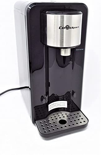 Cookspace® Instant Hot Water Dispenser – Water Boiler 2.5L Tank and Drip Tray 2600W Black with Silver Trim Electric Kettle Machine, Rapid Boil in seconds, Easy to use, Compact space saving design
