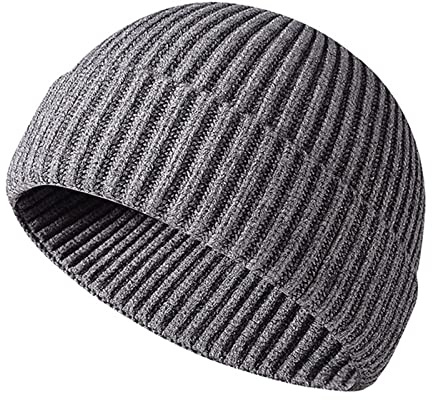 Baynetin Retro Trawler Winter Beanie Hat, Unisex Fischermütze Dockermütze Rollmütze Winter Hut Baseballkappe Cappello Antivento