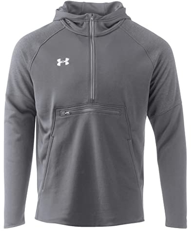 Under Armour Mens Qualifier Fleece Anorak Steel SM