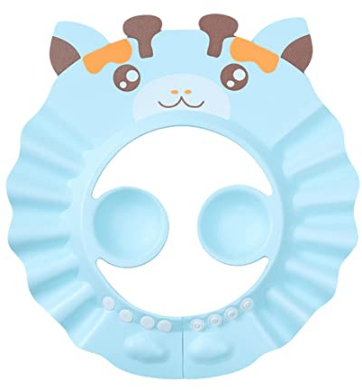 Baby-Duschhaube, Augenschutz, Duschhut, Ohrenschutz, Badehut, Wasserprävention, Shampoo, Artefaktschutz, Hut, Dusche für Badezimmer, Toilette, Waschschild, verstellbares Badevisier, Gesichtsschutz für