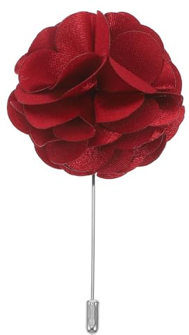 PACKOVE Slipsnål satin outfits för kvinnor handgjord brosch blombrosch satin nålblomma för än brosch för än Ym028 vit tillbehör handbok, och koppar, Ingen ädelsten