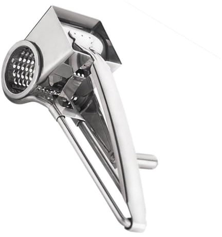 ABOOFAN Cuchillas Duraderas y Antirrápido Rallador Giratorio Para Queso y Vegetales