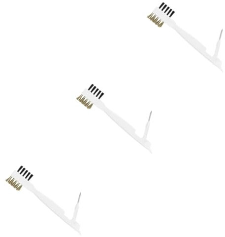 Beaupretty 3pcs Cleaning Brush for Gas Stove Stiff Bristle Multi-purpose Kitchen and Window Groove Tool