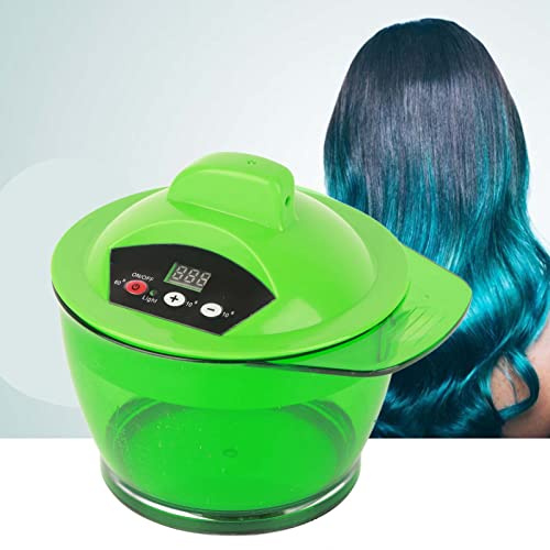 Bol eléctrico para teñir el cabello - Mezclador automático para una mezcla uniforme, aspa de ventilador extraíble, perfecto para uso profesional y doméstico, 3 opciones de color disponibles.