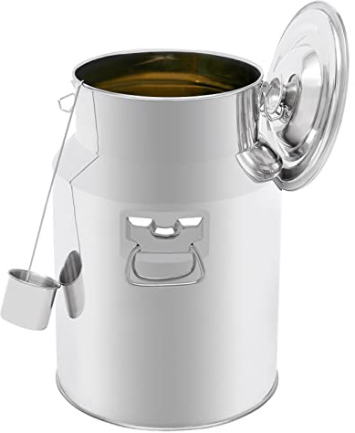 Milchkanne Edelstahl Milchkrug Milch Transportkanne MilchbehäLter Edelstahlfass TransportbehäLter ThermotransportbehäLter MilchkäNnchen SahnekäNnchen Rostfrei Luftdichtes Mit Deckel 14/18/22/28L (28L)