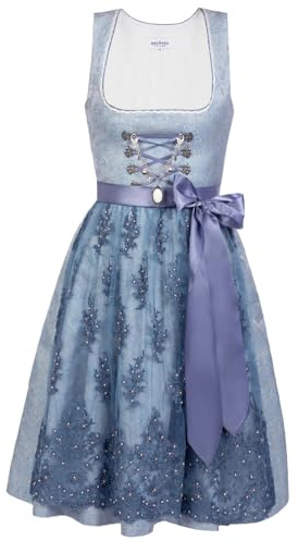 Edelnice Trachtenmode Kinder Dirndl Cloé 3-TLG. inkl. Bluse, Schürze und Charivari