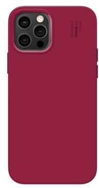 IDEAL OF SWEDEN Silikon Hülle mit MagSafe kompatibel mit iPhone 12, 12 Pro – Premium Handyhülle für iPhone, Kratzfest & Stoßfest, Fallschutz (Rot)