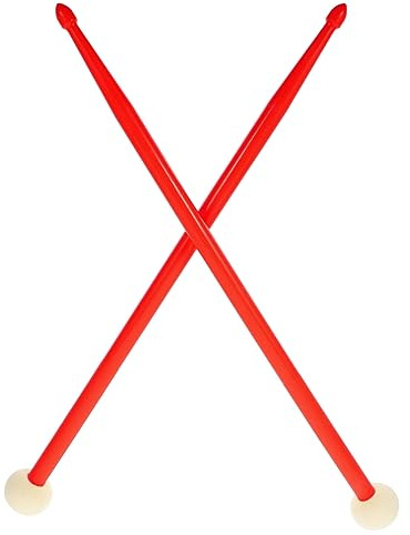 BESTonZON Drumsticks aus Nylon und Filz für Percussion-stick Praktischer Musik-drumstick für Verschiedene Trommelarten