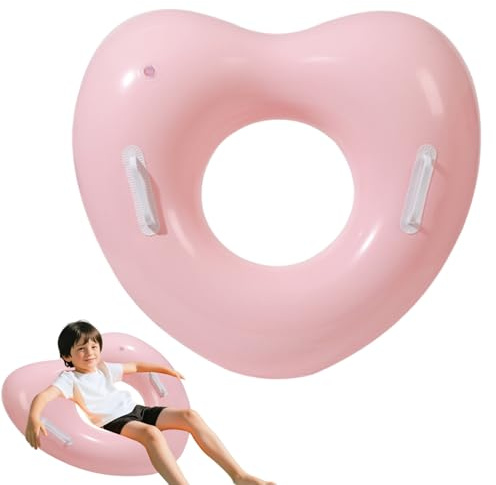 Aufblasbarer Poolring – Schwimmer, in Herzform, Zubehör für Wasserfreiheit für Hochzeit, Strand, Verlobung und festliche Veranstaltungen
