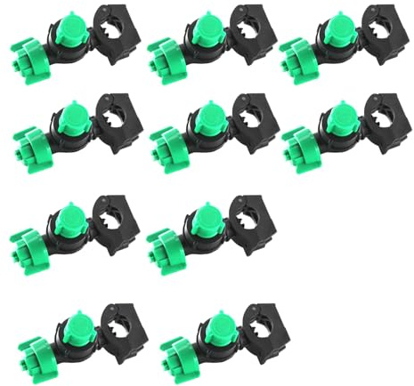 ZYKEJJDDAK 10 boquillas rociadas para tractores, repuesto de durabilidad, resistentes a la corrosión, accesorios de pulverización agrícola, boquilla pulverizada de atomización precisa